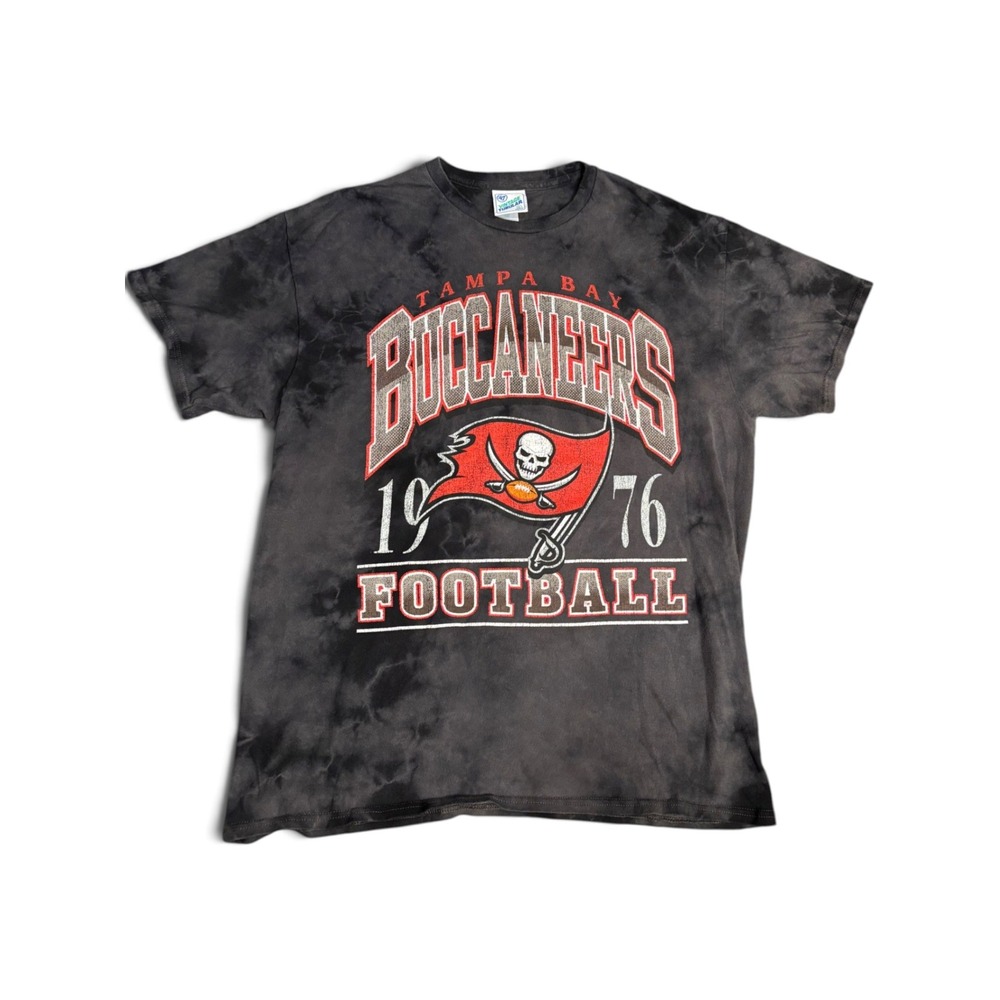 47 Brand Tampa Bay Buccaneers Football Tie Dye T-Shirt Mens Large 1976 Graphic